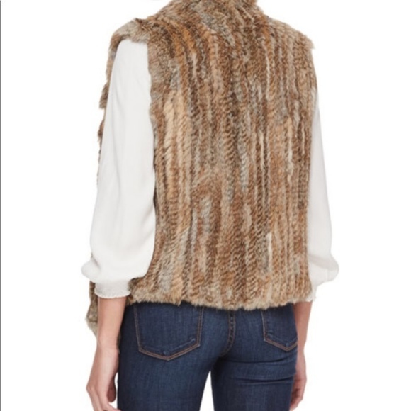Genuine Rabbit Fur Vest - Picture 2 of 8